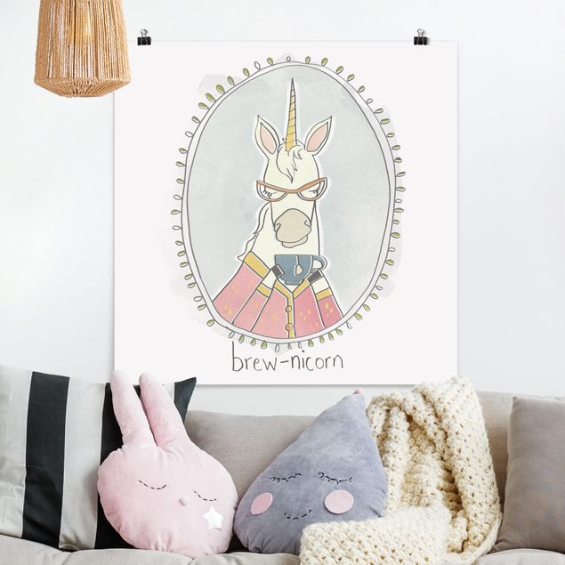 Poster - Caffeinated Unicorn