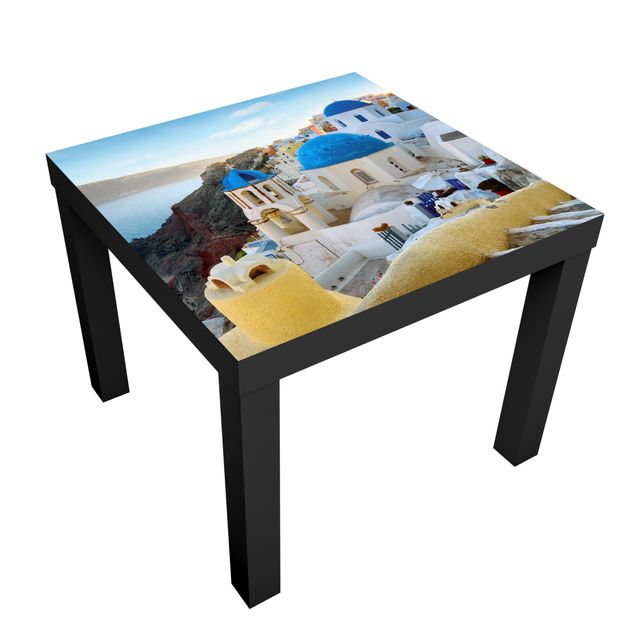 Adhesive film for furniture IKEA - Lack side table - View Over Santorini