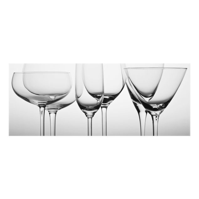 Splashback - Fine Glassware Black And White