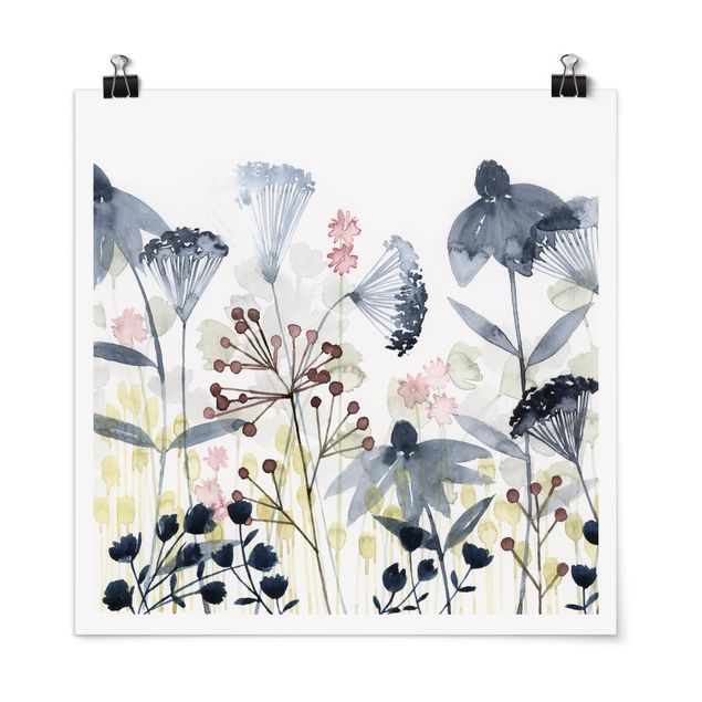 Poster - Wildflower Watercolour I