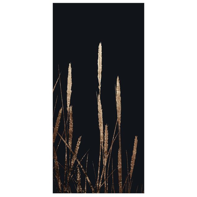Room divider - Graphical Plant World - Golden Reed