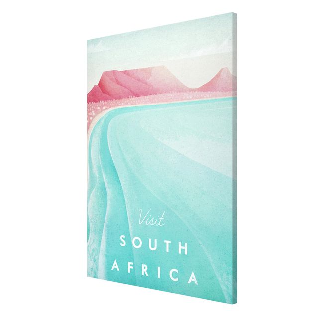 Magnetic memo board - Travel Poster - South Africa