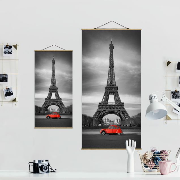 Fabric print with poster hangers - Spot On Paris