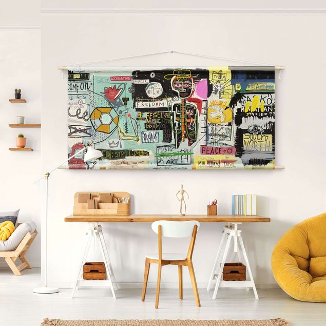 extra large tapestry Abstract Graffiti Art