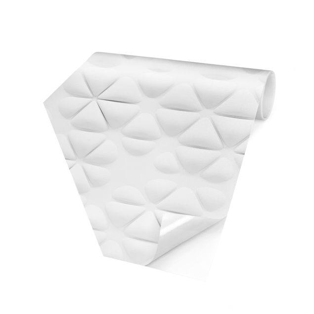Self-adhesive hexagonal pattern wallpaper - Abstract Triangles In 3D