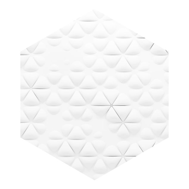Self-adhesive hexagonal pattern wallpaper - Abstract Triangles In 3D