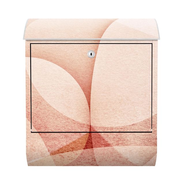 Letterbox - Abstract Graphics In Peach-Colour