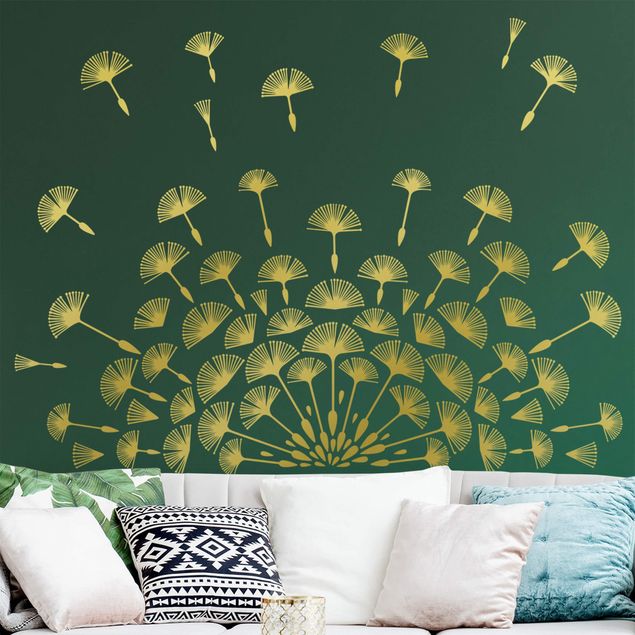 Plant wall decals Abstract Modern Pusteblume