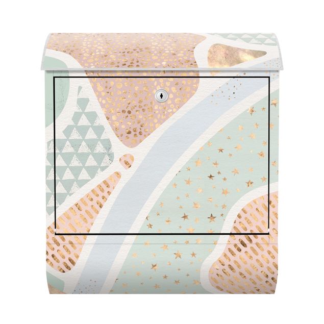 Letterbox - Abstract Seascape Pastel Pattern