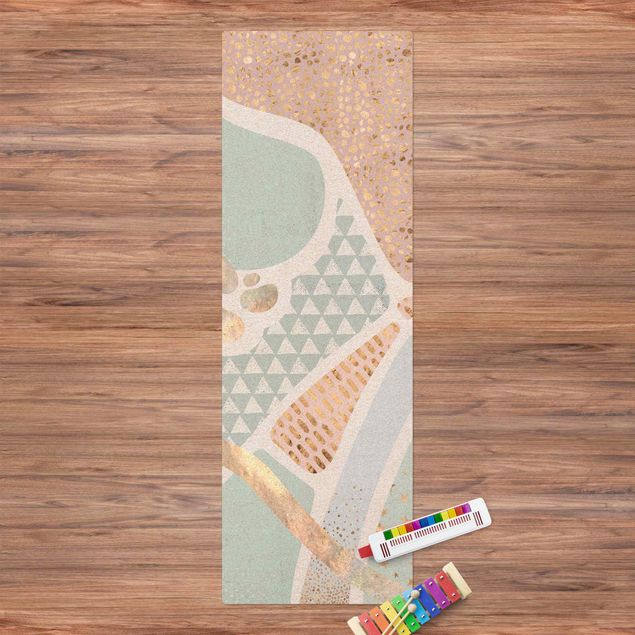 Runner rugs Abstract Seascape Pastel Pattern