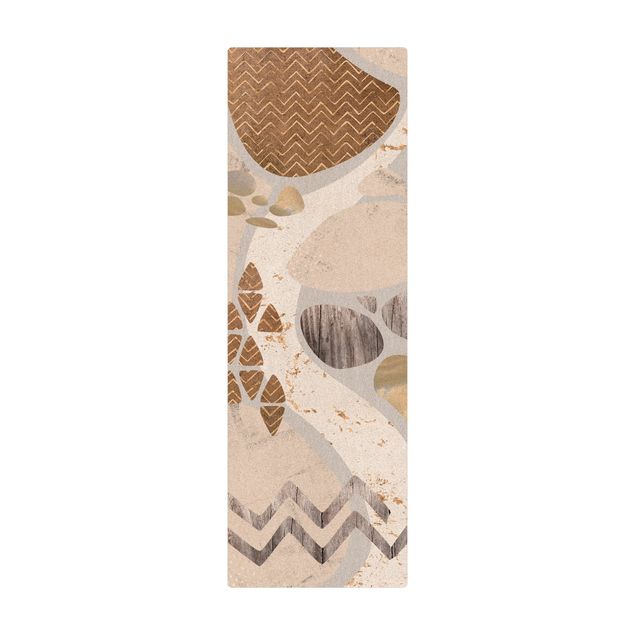 Dining room rugs Abstract Quarry Pastel Pattern