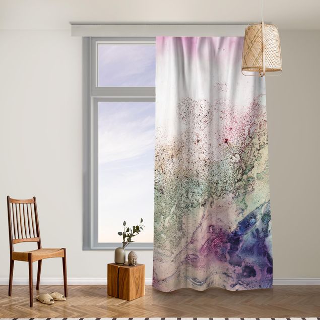 custom curtain Abstract Changing Colours In Pink And Purple