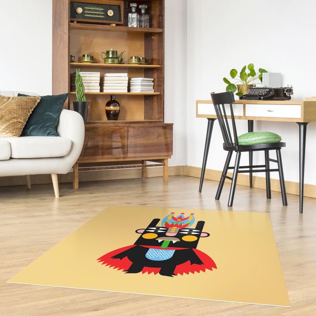 outdoor patio rugs Collage Ethno Monster - King