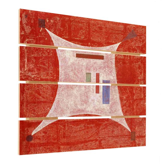 Print on wood - Wassily Kandinsky - Towards The Four Corners