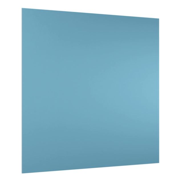 Glass Splashback - Sea ​​Blue - Square 1:1
