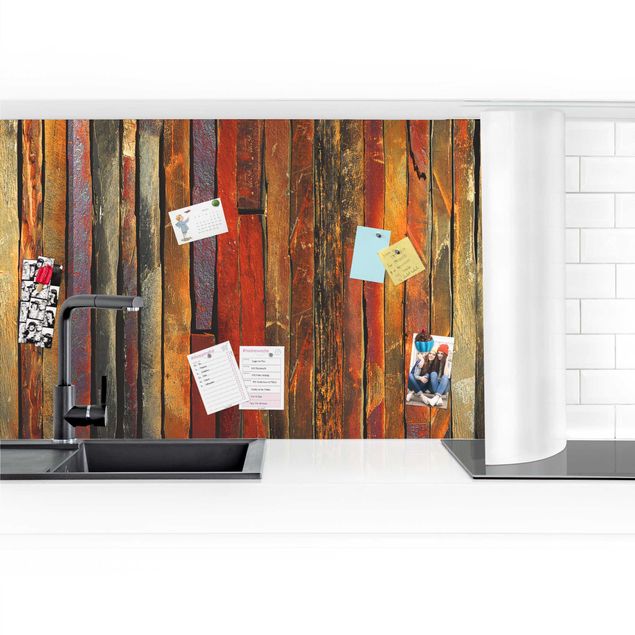 Kitchen wall cladding - Stack of Planks