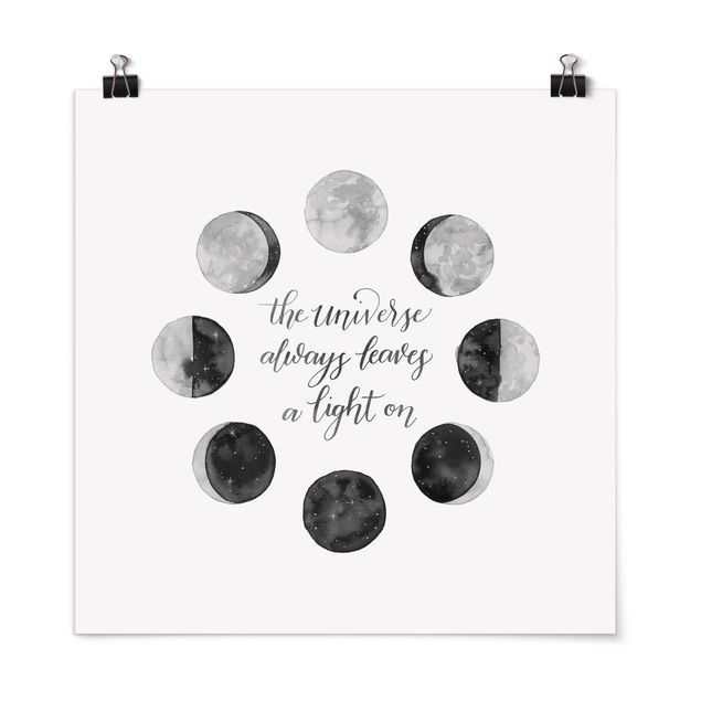 Poster - Ode To The Moon - Universe