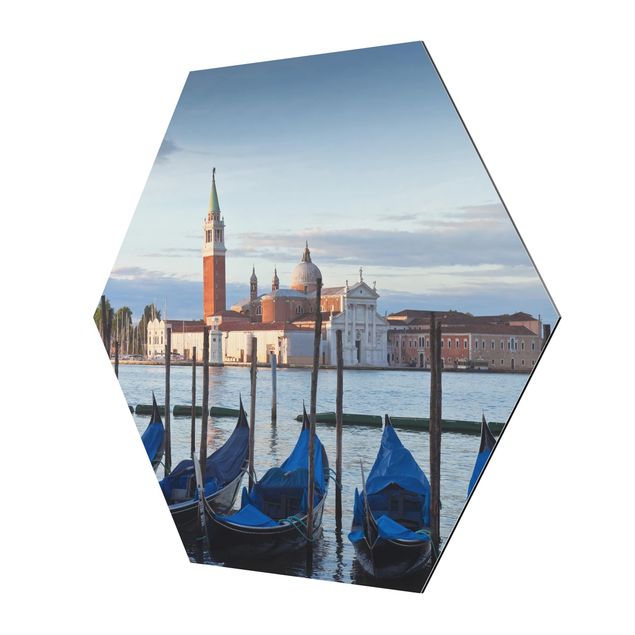 Alu-Dibond hexagon - San Giorgio in Venice