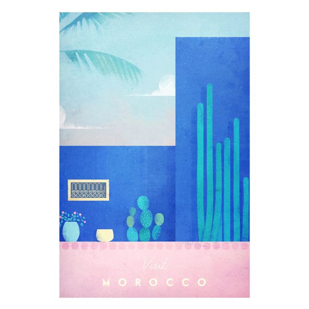 Magnetic memo board - Travel Poster - Morocco