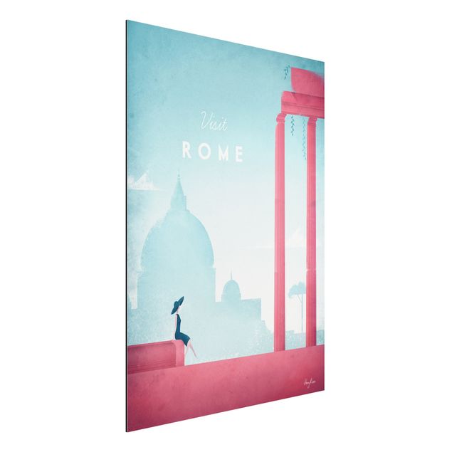 Dibond Travel Poster - Rome
