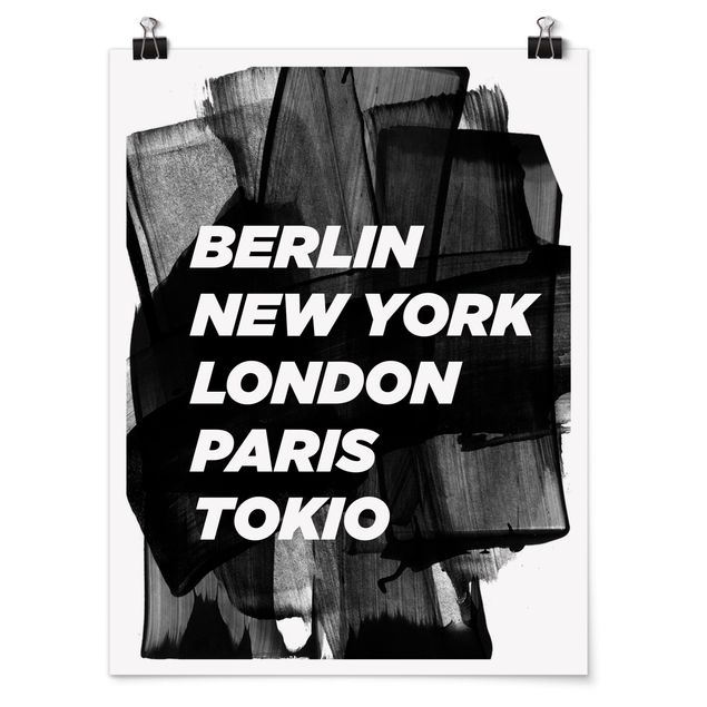 Poster - Berlin New York London