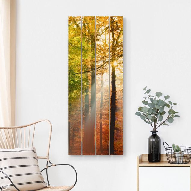 Print on wood - Morning Light
