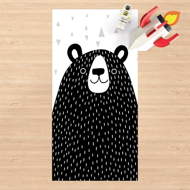 outdoor balcony rug Zoo With Patterns - Bear