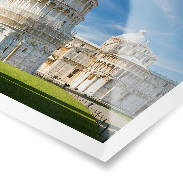 Poster architecture & skyline - The Leaning Tower of Pisa