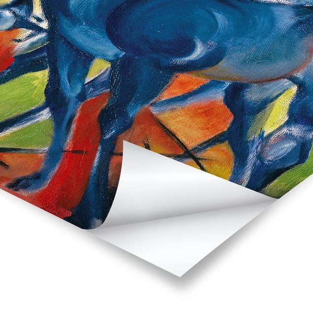 Poster art print - Franz Marc - The Blue Foals