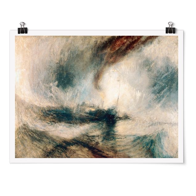 Poster - William Turner - Snow Storm - Steam-Boat Off A Harbour’S Mouth