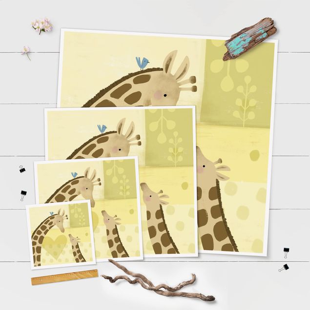Poster - Mum And I - Giraffes