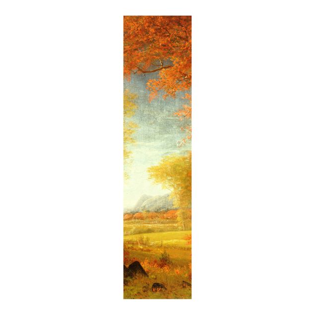 Sliding panel curtains set - Albert Bierstadt - Autumn In Oneida County, New York
