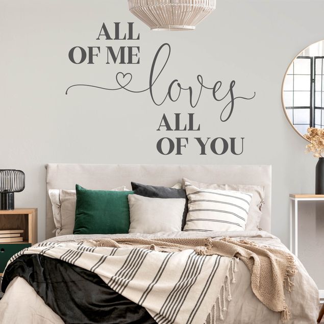 Love heart wall stickers All Of Me