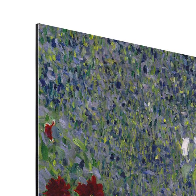 Print on aluminium - Gustav Klimt - Cottage Garden