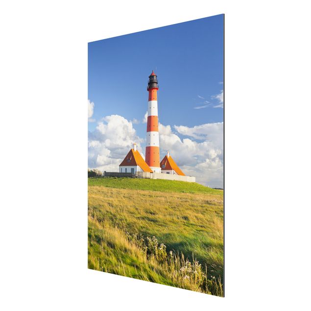 Print on aluminium - Lighthouse In Schleswig-Holstein