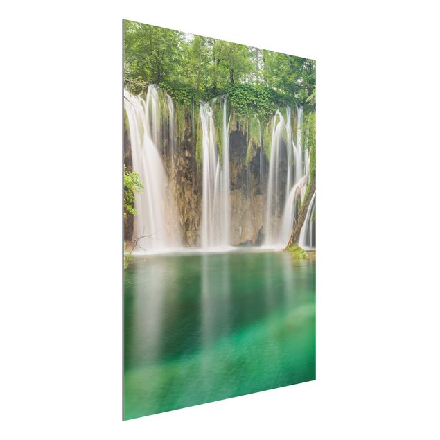 Dibond Waterfall Plitvice Lakes