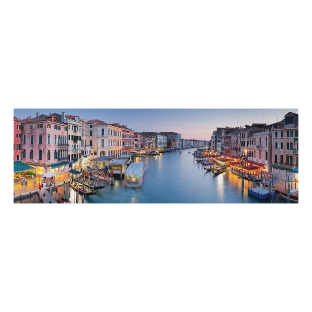 Print on aluminium - Evening On The Grand Canal In Venice