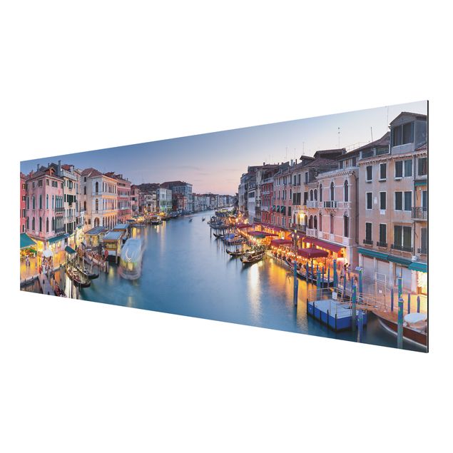 Print on aluminium - Evening On The Grand Canal In Venice