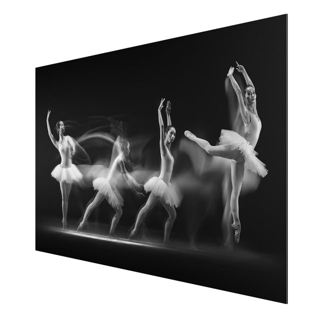 Print on aluminium - Ballerina Art Wave