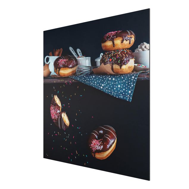 Print on aluminium - Donuts from the Kitchen Shelf