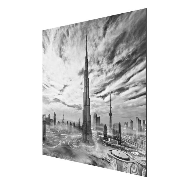 Print on aluminium - Dubai Super Skyline