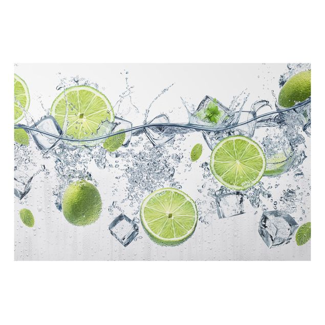 Print on aluminium - Refreshing Lime