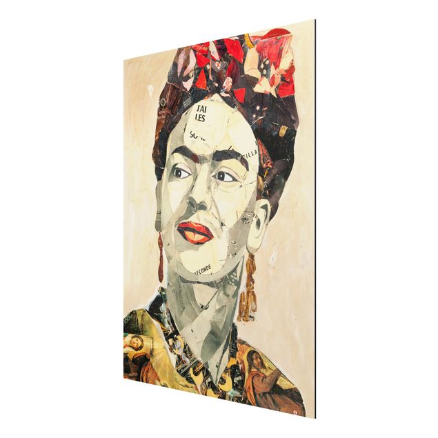 Print on aluminium - Frida Kahlo - Collage No.2