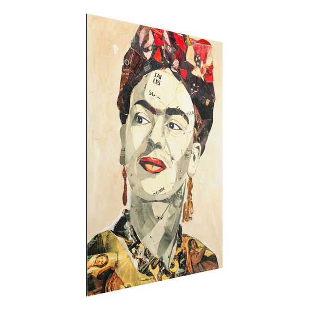 Aluminium dibond Frida Kahlo - Collage No.2