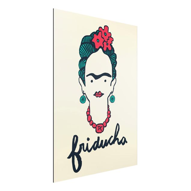 Aluminium dibond Frida Kahlo - Friducha