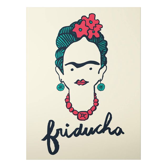 Print on aluminium - Frida Kahlo - Friducha