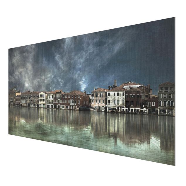 Print on aluminium - Reflections in Venice