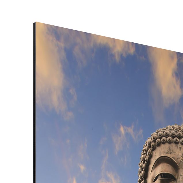 Print on aluminium - Big Buddha Sepia