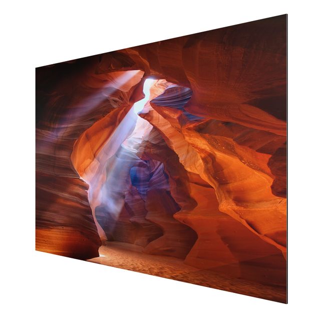 Print on aluminium - Play Of Light In Antelope Canyon