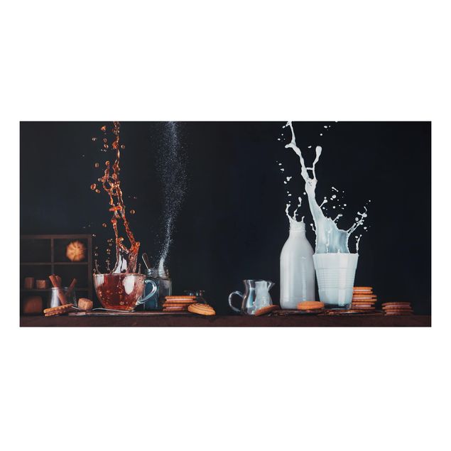 Print on aluminium - Milk And Tea Composition